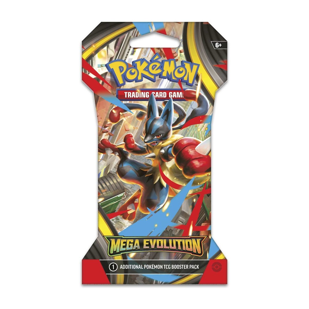 Pokemon mega evolution lucario sleeved booster pack