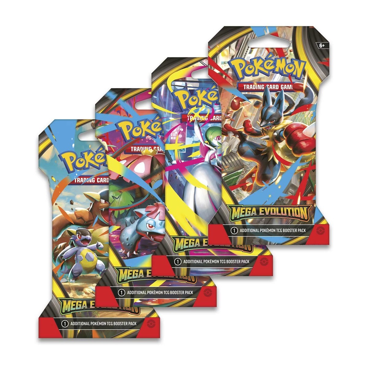 Pokemon mega evolution 4 sleeved booster packs