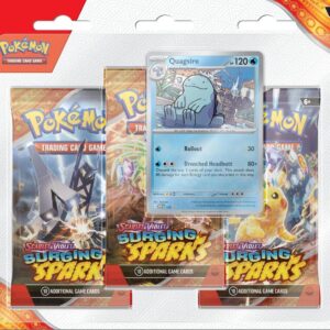 Surging Sparks 3 Pack Blisters [Quagsire] - Pokemon TCG